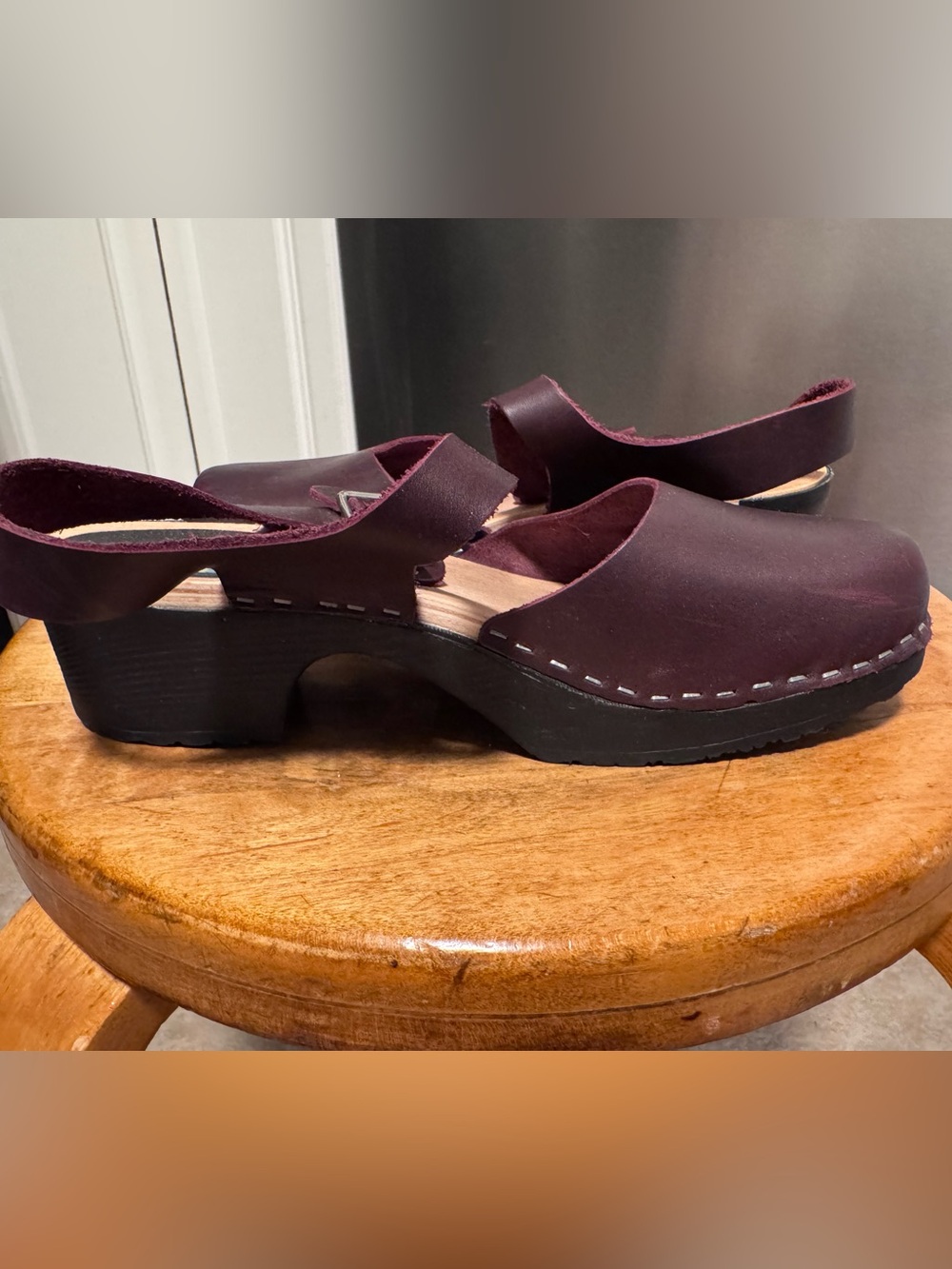 Lotta from Stockholm oxblood clogs size 39 GUC - Picture 6 of 9